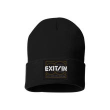 Load image into Gallery viewer, Logo black beanie Exit/In